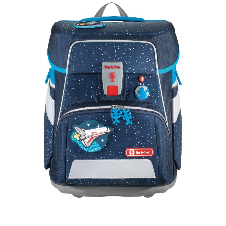 Schulranzen Space Set 5-teilig Sky Rocket, Farbe: blau/petrol, Marke: Step by Step, EAN: 4047443416834, Abmessungen in cm: 28x37x20, Bild 2 von 14