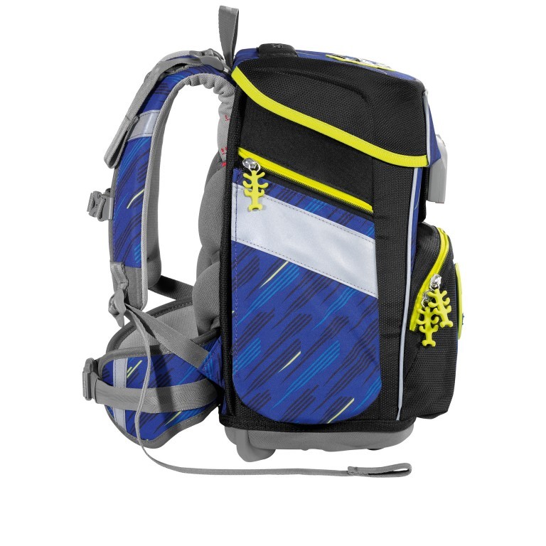 Schulranzen Space Set 5-teilig Soccer Team, Farbe: blau/petrol, Marke: Step by Step, EAN: 4047443358127, Abmessungen in cm: 28x37x20, Bild 5 von 14