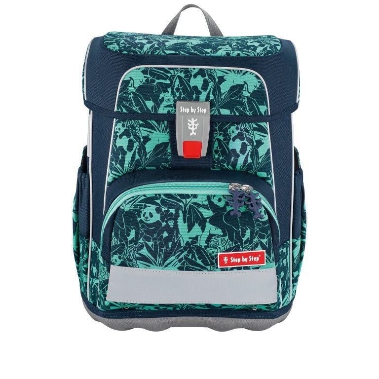 Schulranzen Cloud WWF Limited Edition Set 5-teilig Tigers, Farbe: blau/petrol, Marke: Step by Step, EAN: 4047443446992, Abmessungen in cm: 28x37.5x20, Bild 4 von 12