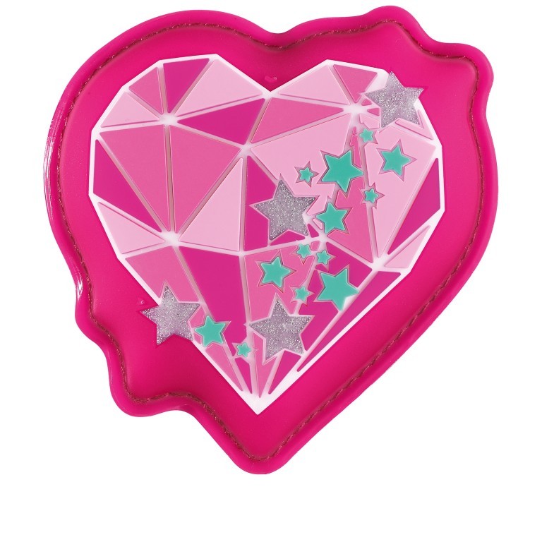 Sticker / Anhänger für Schulranzen Magic Mags Flash Heart, Farbe: rosa/pink, Marke: Step by Step, EAN: 4047443368317, Bild 1 von 4