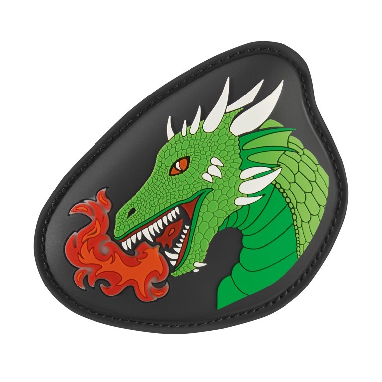 Sticker / Anhänger für Schulranzen Magic Mags Flash Mystic Dragon, Farbe: grün/oliv, Marke: Step by Step, EAN: 4047443450296, Bild 1 von 4