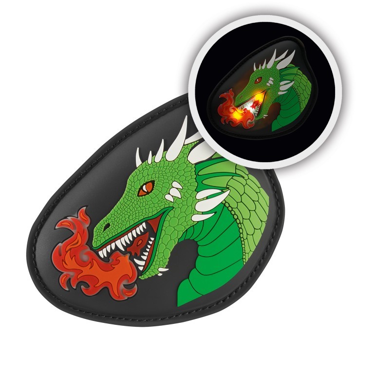 Sticker / Anhänger für Schulranzen Magic Mags Flash Mystic Dragon, Farbe: grün/oliv, Marke: Step by Step, EAN: 4047443450296, Bild 2 von 4
