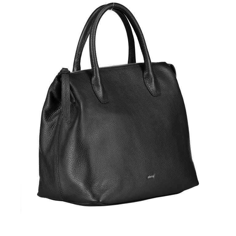 Handtasche Adria Gunda Small Black Nickel, Farbe: schwarz, Marke: Abro, EAN: 4061724300087, Abmessungen in cm: 27x25x14, Bild 2 von 8