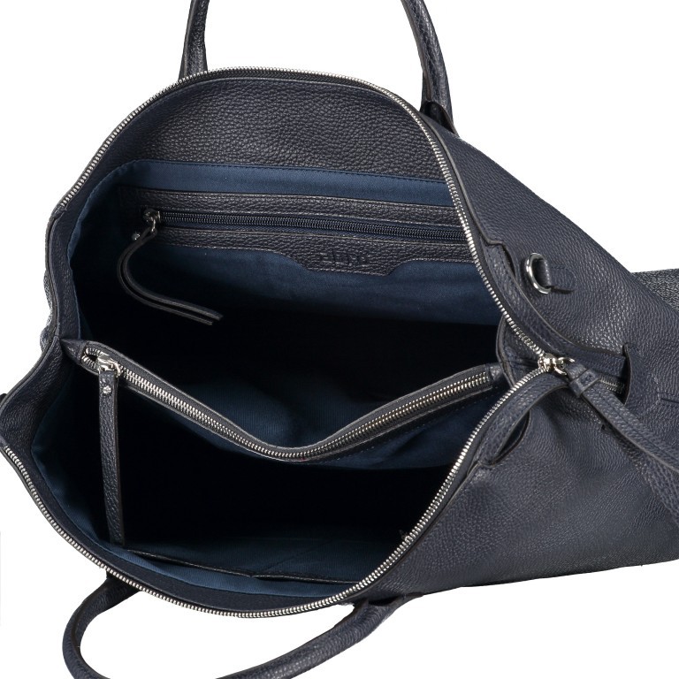 Handtasche Adria Gunda Big Blue, Farbe: blau/petrol, Marke: Abro, EAN: 4061724300285, Abmessungen in cm: 36x29x14, Bild 7 von 9