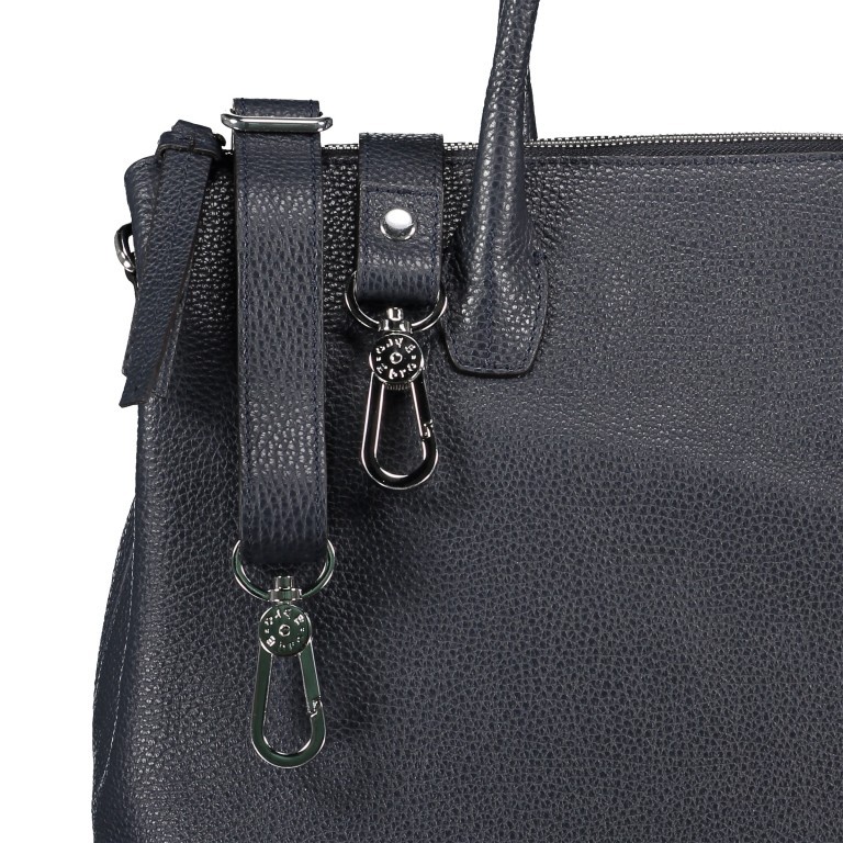 Handtasche Adria Gunda Big Blue, Farbe: blau/petrol, Marke: Abro, EAN: 4061724300285, Abmessungen in cm: 36x29x14, Bild 8 von 9
