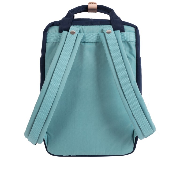 Rucksack Macaroon Bicolor Volumen 16 Liter Sky Blue Navy, Farbe: blau/petrol, Marke: Doughnut, EAN: 4897065900880, Abmessungen in cm: 28x38x11, Bild 3 von 8