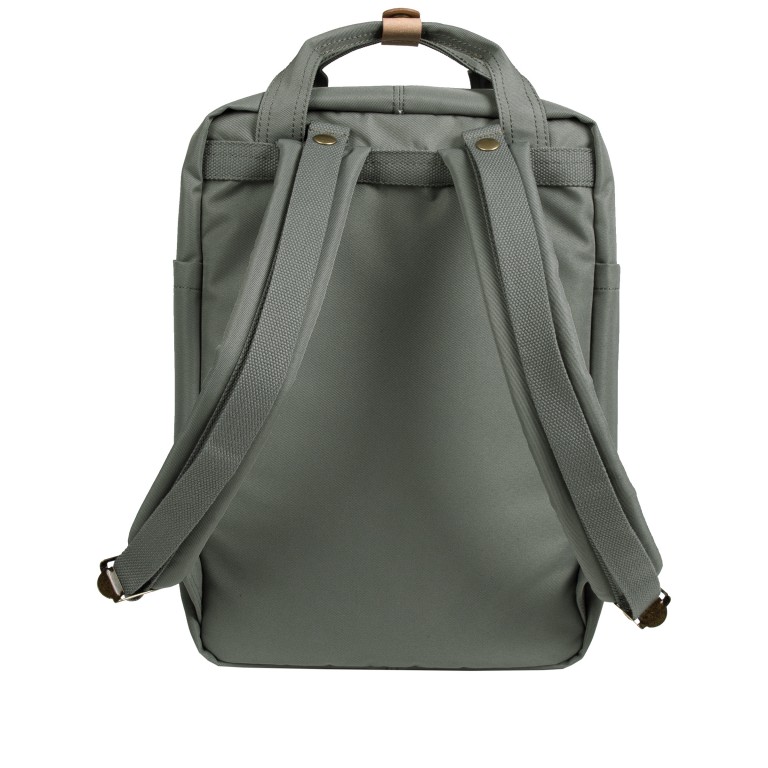 Rucksack Macaroon Reborn Series Volumen 16 Liter Grey, Farbe: grau, Marke: Doughnut, EAN: 4895222506760, Abmessungen in cm: 28x38x11, Bild 3 von 15