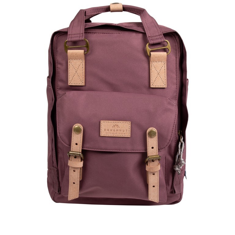 Rucksack Macaroon Reborn Series Volumen 16 Liter Plum, Farbe: rot/weinrot, Marke: Doughnut, EAN: 4895222506791, Abmessungen in cm: 28x38x11, Bild 1 von 15