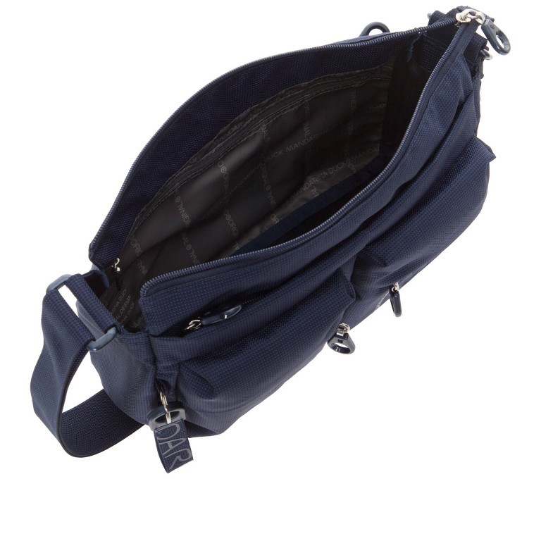 Umhängetasche MD20 QMTX5 Dress Blue, Farbe: blau/petrol, Marke: Mandarina Duck, EAN: 8032803657329, Abmessungen in cm: 28x19x11, Bild 6 von 7