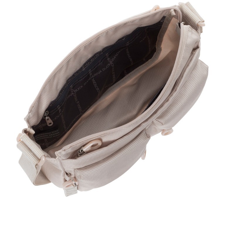 Umhängetasche MD20 QMTX5 Off White, Farbe: beige, Marke: Mandarina Duck, EAN: 8032803747457, Abmessungen in cm: 28x19x11, Bild 6 von 7