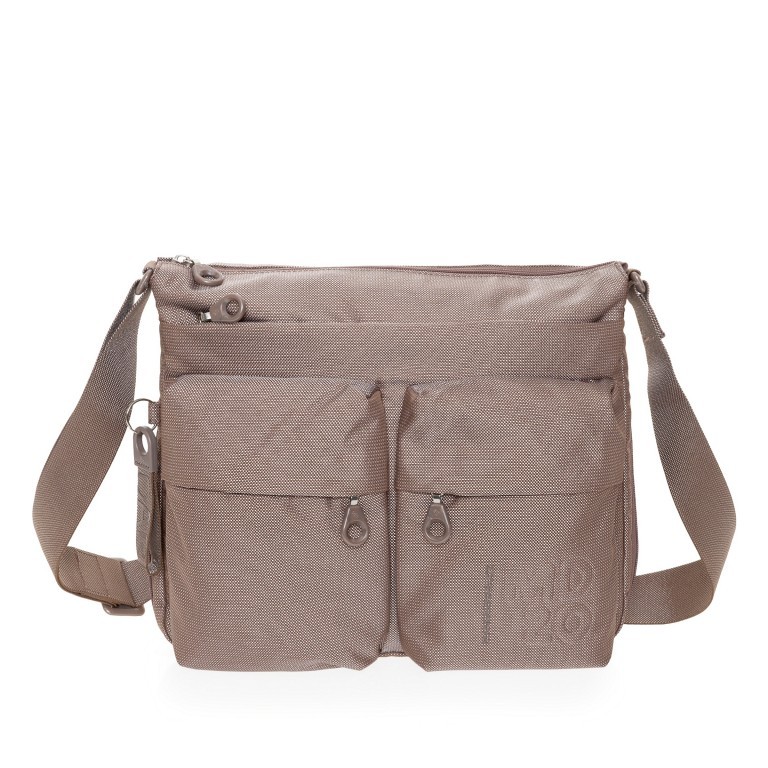 Umhängetasche MD20 QMTX6 Taupe, Farbe: taupe/khaki, Marke: Mandarina Duck, EAN: 8032803689832, Abmessungen in cm: 33x28x7, Bild 1 von 6