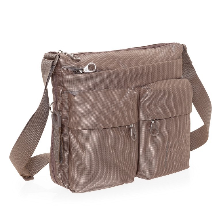 Umhängetasche MD20 QMTX6 Taupe, Farbe: taupe/khaki, Marke: Mandarina Duck, EAN: 8032803689832, Abmessungen in cm: 33x28x7, Bild 2 von 6