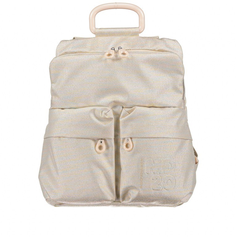 Rucksack MD20 QMTZ4 Cloud Cream, Farbe: beige, Marke: Mandarina Duck, EAN: 8032803745736, Abmessungen in cm: 28x34x11, Bild 1 von 7