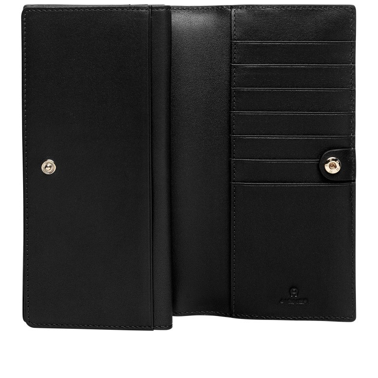Geldbörse Diadora Black, Farbe: schwarz, Marke: AIGNER, EAN: 4055539269417, Abmessungen in cm: 19x11x4, Bild 2 von 2