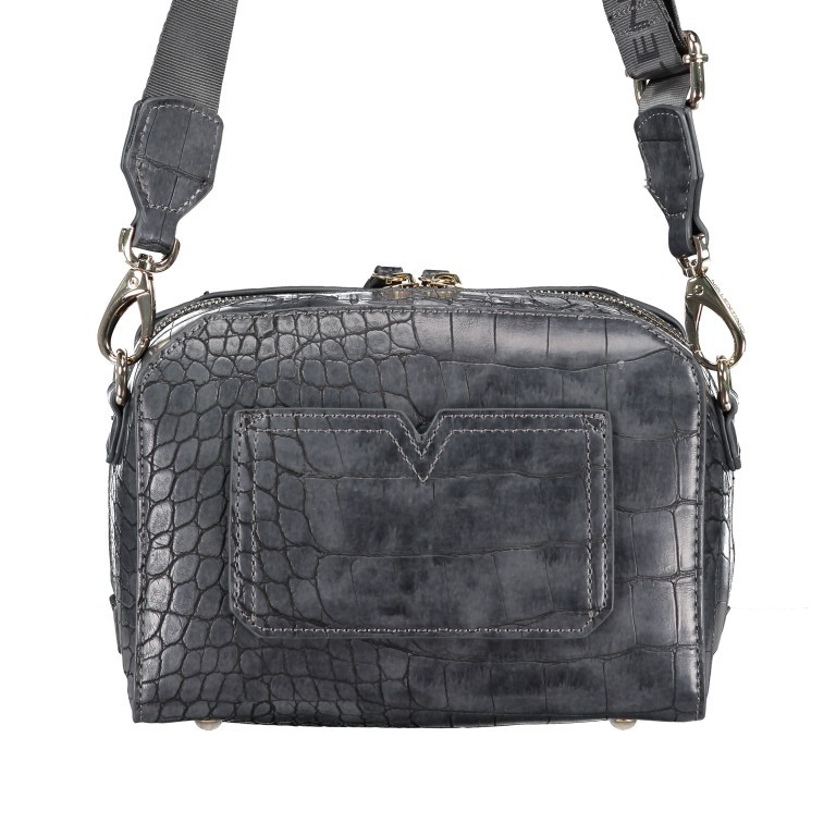 Umhängetasche Pattie Anthra, Farbe: grau, Marke: Valentino Bags, EAN: 8058043324401, Abmessungen in cm: 19.5x14.5x9, Bild 3 von 7