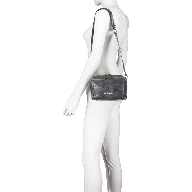 Umhängetasche Pattie Anthra, Farbe: grau, Marke: Valentino Bags, EAN: 8058043324401, Abmessungen in cm: 19.5x14.5x9, Bild 4 von 7