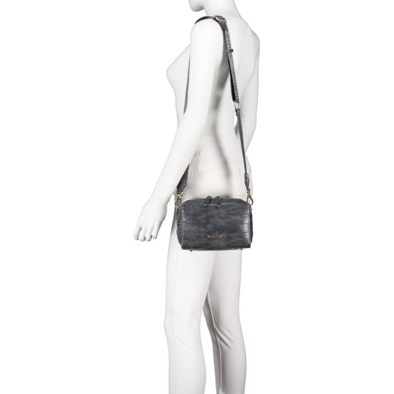 Umhängetasche Pattie Anthra, Farbe: grau, Marke: Valentino Bags, EAN: 8058043324401, Abmessungen in cm: 19.5x14.5x9, Bild 5 von 7