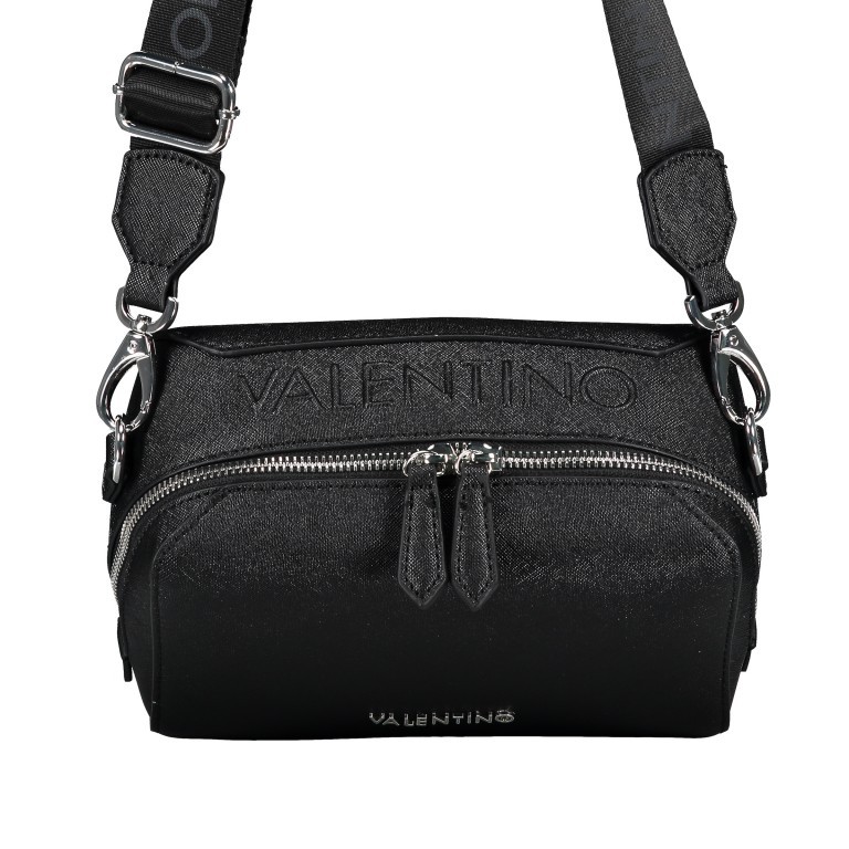 Umhängetasche Pattie Nero, Farbe: schwarz, Marke: Valentino Bags, EAN: 8058043324432, Abmessungen in cm: 20x15x9, Bild 3 von 8