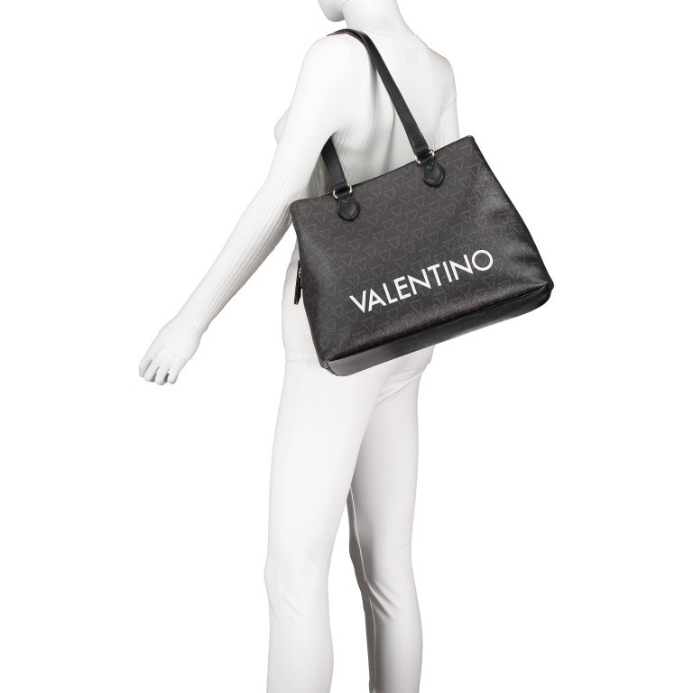 Shopper Liuto Nero Multicolore, Farbe: schwarz, Marke: Valentino Bags, EAN: 8058043170961, Abmessungen in cm: 39x29x15.5, Bild 5 von 11