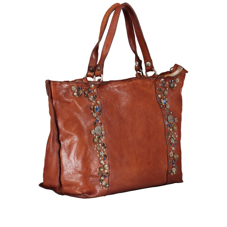 Handtasche Bella Di Notte 25840-X1572 Cognac, Farbe: cognac, Marke: Campomaggi, EAN: 8054302710220, Abmessungen in cm: 30x25x14, Bild 2 von 9