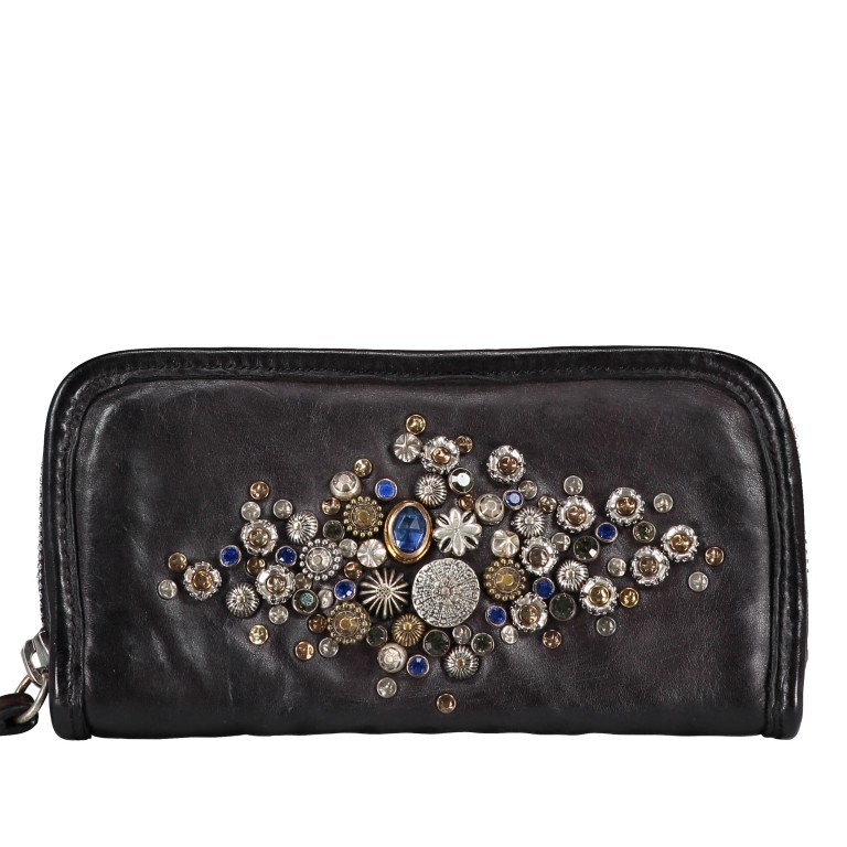 Geldbörse Bella Di Notte 100-X1572 Grigio, Farbe: anthrazit, Marke: Campomaggi, EAN: 8054302709507, Abmessungen in cm: 21.5x11.5x3, Bild 1 von 4