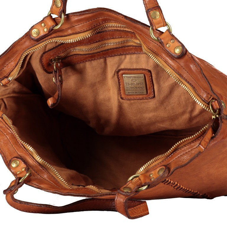 Handtasche Cognac, Farbe: cognac, Marke: Campomaggi, EAN: 8054302731270, Bild 8 von 9