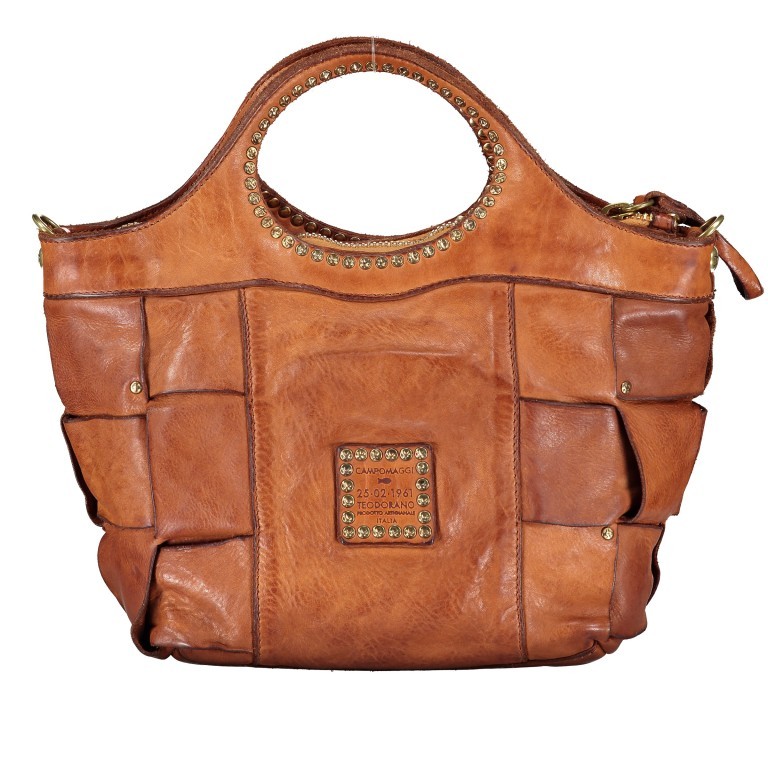 Handtasche Madaleno Cognac, Farbe: cognac, Marke: Campomaggi, EAN: 8054302728621, Bild 3 von 8