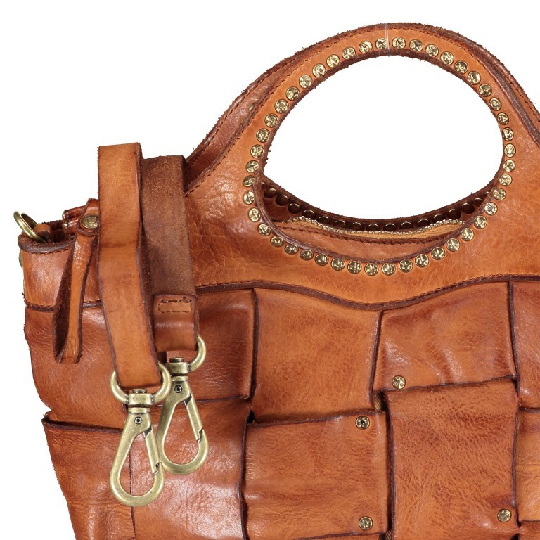 Handtasche Madaleno Cognac, Farbe: cognac, Marke: Campomaggi, EAN: 8054302728621, Bild 8 von 8