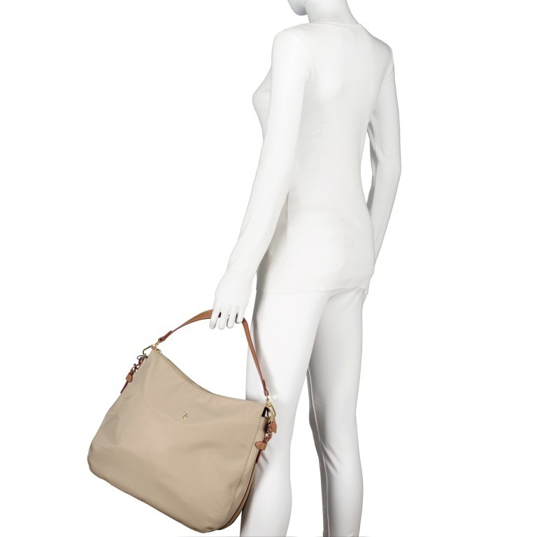 Beuteltasche Houston L Light Taupe, Farbe: beige, Marke: U.S. Polo Assn., EAN: 8052792932207, Abmessungen in cm: 34x30x10, Bild 4 von 10