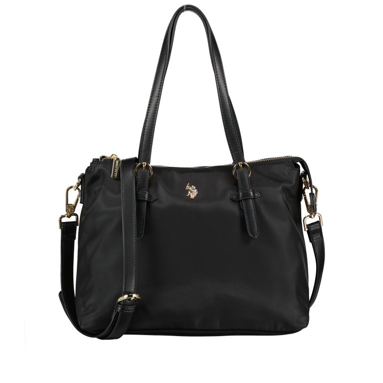 Shopper Houston Black, Farbe: schwarz, Marke: U.S. Polo Assn., EAN: 8052792909773, Abmessungen in cm: 30x24x13, Bild 1 von 8