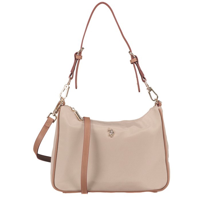 Umhängetasche Houston Light Taupe, Farbe: beige, Marke: U.S. Polo Assn., EAN: 8052792909926, Abmessungen in cm: 30x20x8, Bild 1 von 8