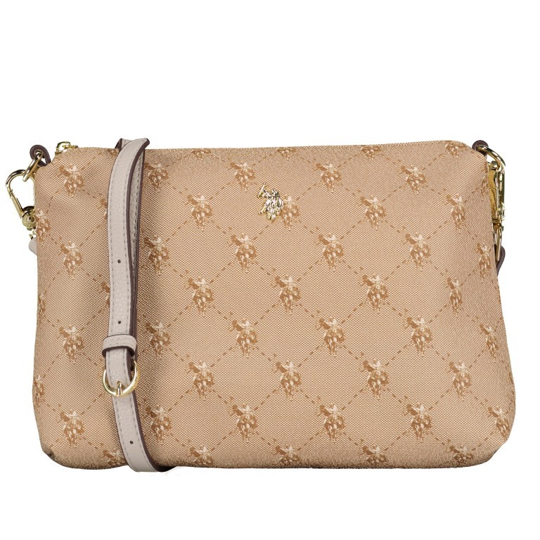 Shopper Malibu mit Wendefunktion Ice, Farbe: beige, Marke: U.S. Polo Assn., EAN: 8052792911974, Abmessungen in cm: 28x26x14, Bild 9 von 13