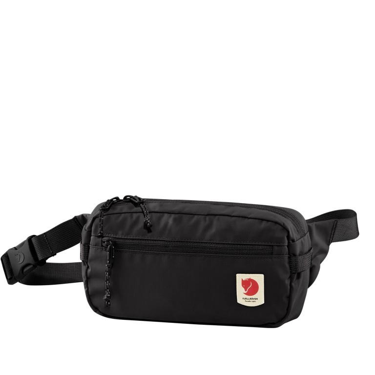 Gürteltasche High Coast Hip Pack Black, Farbe: schwarz, Marke: Fjällräven, EAN: 7323450642914, Abmessungen in cm: 21x12x6, Bild 1 von 10