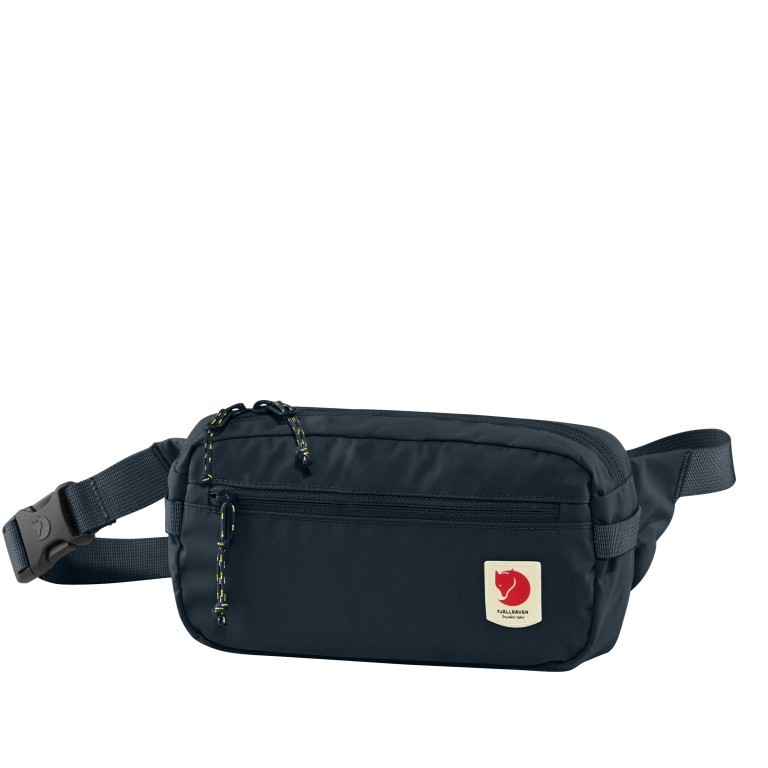 Gürteltasche High Coast Hip Pack Navy, Farbe: blau/petrol, Marke: Fjällräven, EAN: 7323450598235, Abmessungen in cm: 21x12x6, Bild 1 von 10