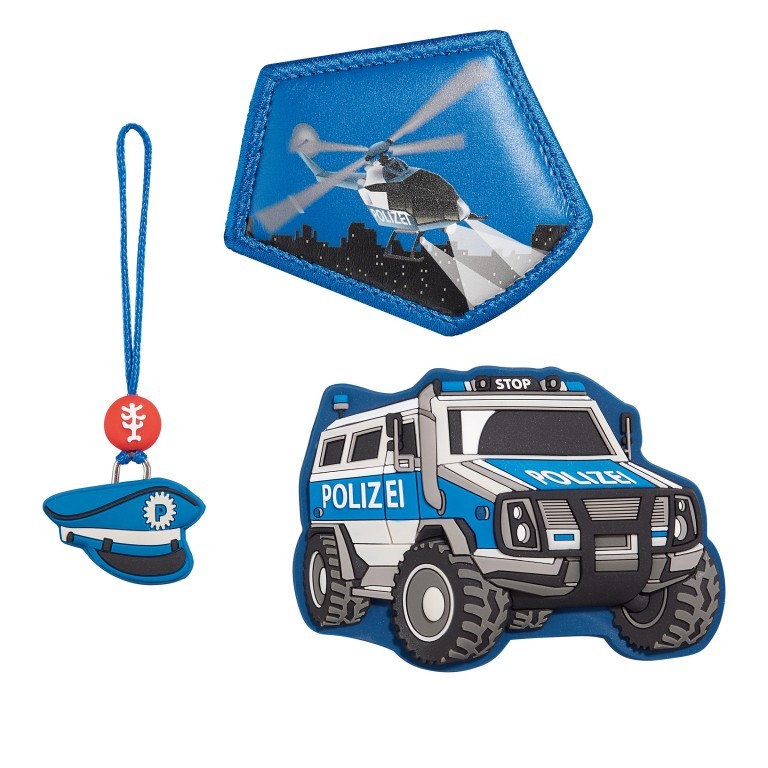 Sticker / Anhänger für Schulranzen Magic Mags City Cops, Farbe: blau/petrol, Marke: Step by Step, EAN: 4047443416988, Bild 1 von 3