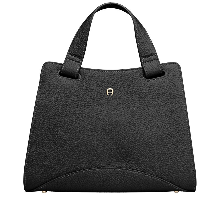 Handtasche Selma S 133-813 Black, Farbe: schwarz, Marke: AIGNER, EAN: 4055539358494, Abmessungen in cm: 28x21x12, Bild 1 von 7