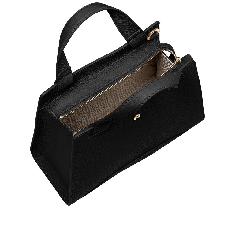 Handtasche Selma S 133-813 Black, Farbe: schwarz, Marke: AIGNER, EAN: 4055539358494, Abmessungen in cm: 28x21x12, Bild 7 von 7