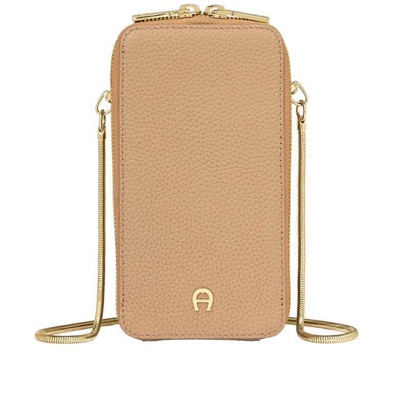 Handytasche Mobile Bag 163-139 Cashmere Beige, Farbe: beige, Marke: AIGNER, EAN: 4055539362682, Abmessungen in cm: 9.5x17x2, Bild 1 von 6