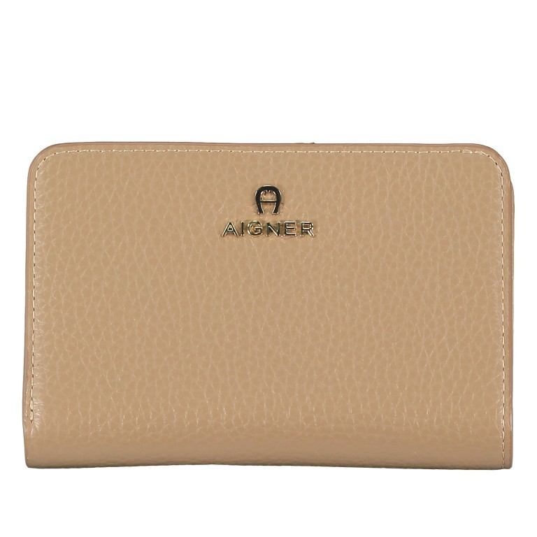 Geldbörse Ivy 152-232, Farbe: schwarz, grau, blau/petrol, cognac, taupe/khaki, beige, Marke: AIGNER, Abmessungen in cm: 14.3x10x3, Bild 1 von 5