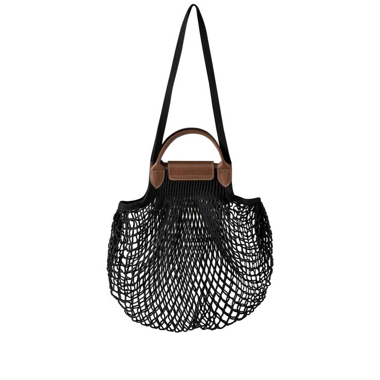 Shopper Le Pliage Filet HVH-10121 Schwarz, Farbe: schwarz, Marke: Longchamp, EAN: 3597922045389, Bild 3 von 5