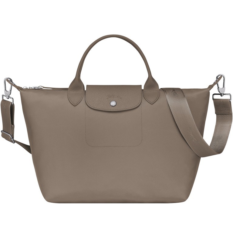 Handtasche Le Pliage Néo Handtasche M Taupe, Farbe: taupe/khaki, Marke: Longchamp, EAN: 3597922019120, Abmessungen in cm: 32x28x17, Bild 1 von 3