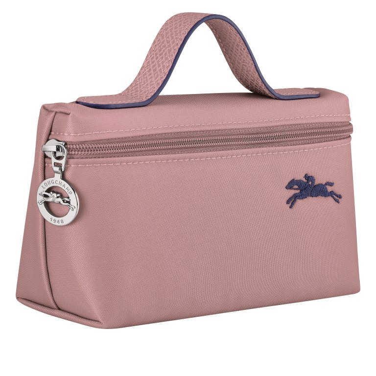 Kosmetiktasche Le Pliage Club Pochette Antique Pink, Farbe: rosa/pink, Marke: Longchamp, EAN: 3597922038688, Abmessungen in cm: 18x11x7, Bild 2 von 3