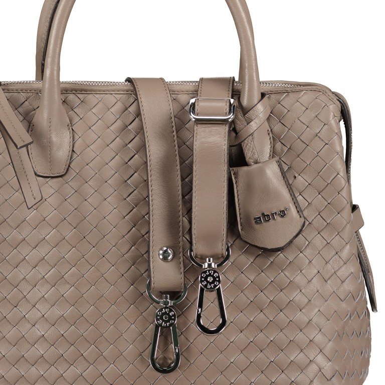 Handtasche Gunda Small Taupe, Farbe: taupe/khaki, Marke: Abro, EAN: 4061724694582, Abmessungen in cm: 27x25x14, Bild 9 von 9