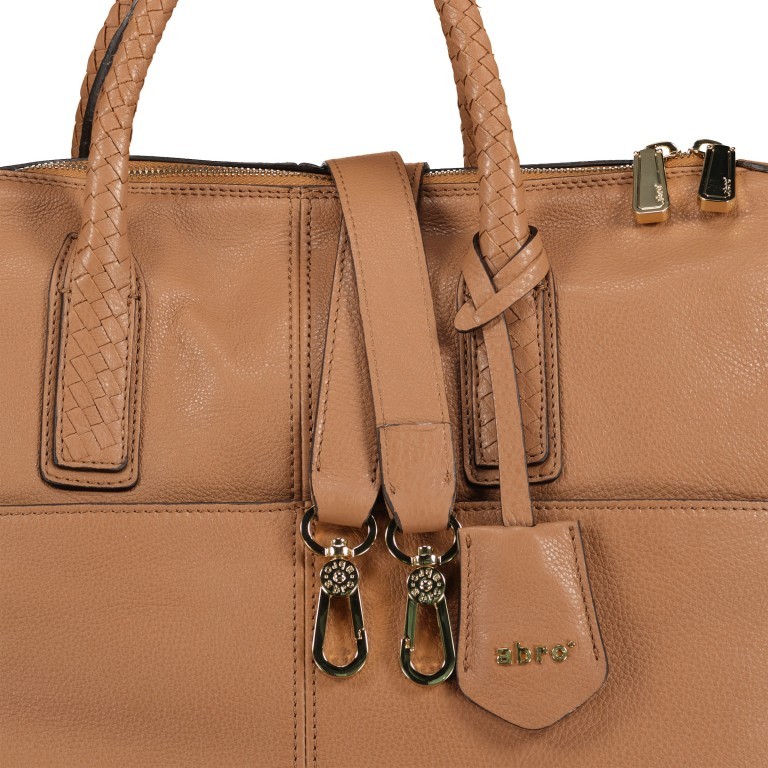 Handtasche Dalia Sira Camel, Farbe: cognac, Marke: Abro, EAN: 4061724481823, Abmessungen in cm: 40x32x14, Bild 10 von 10