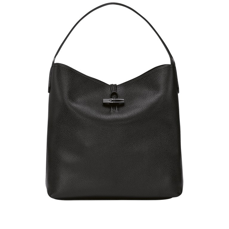 Beuteltasche Roseau Essential 968-10129 Schwarz, Farbe: schwarz, Marke: Longchamp, EAN: 3597922048205, Abmessungen in cm: 32.5x33x13, Bild 1 von 3