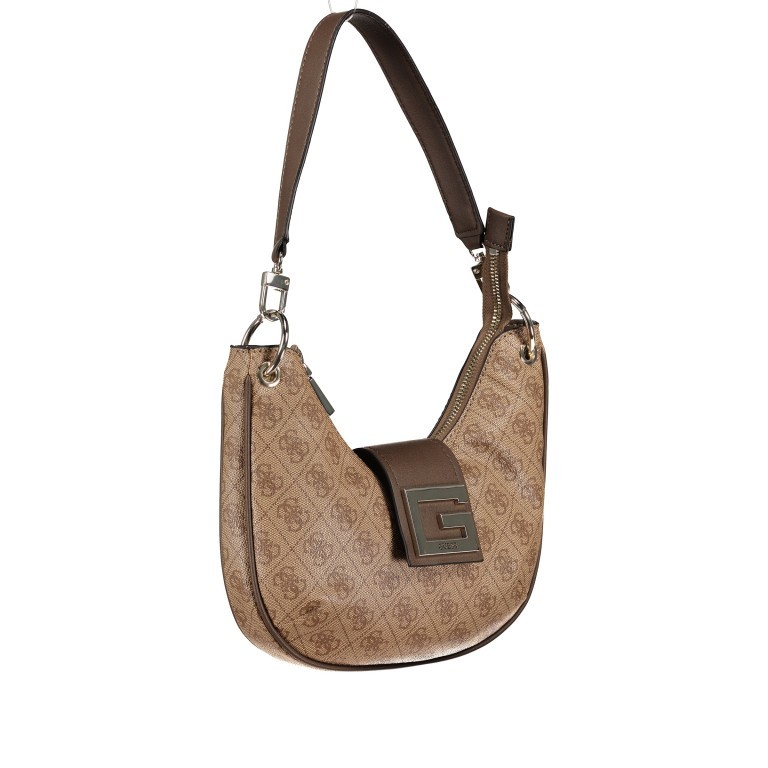 Beuteltasche Brightside Latte, Farbe: braun, Marke: Guess, EAN: 0190231436867, Abmessungen in cm: 28x22x6, Bild 2 von 9