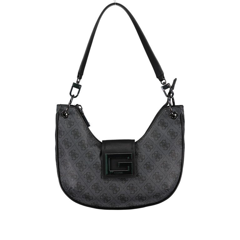 Beuteltasche Brightside Coal, Farbe: schwarz, Marke: Guess, EAN: 0190231436898, Abmessungen in cm: 28x22x6, Bild 1 von 9