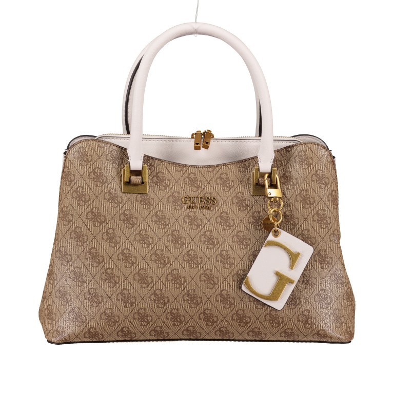 Handtasche Mika Brown, Farbe: braun, Marke: Guess, EAN: 0190231454151, Abmessungen in cm: 34x23x12, Bild 1 von 9