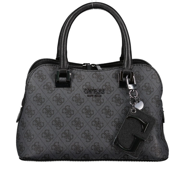 Handtasche Mika Coal, Farbe: schwarz, Marke: Guess, EAN: 0190231447092, Abmessungen in cm: 28x18x12, Bild 1 von 9