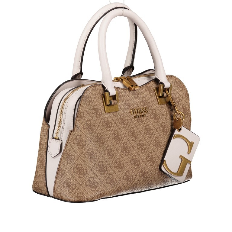 Handtasche Mika Brown, Farbe: braun, Marke: Guess, EAN: 0190231454144, Abmessungen in cm: 28x18x12, Bild 2 von 9